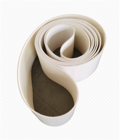 Þykkt 8mm hvítur litur pu færibelti fyrir mat